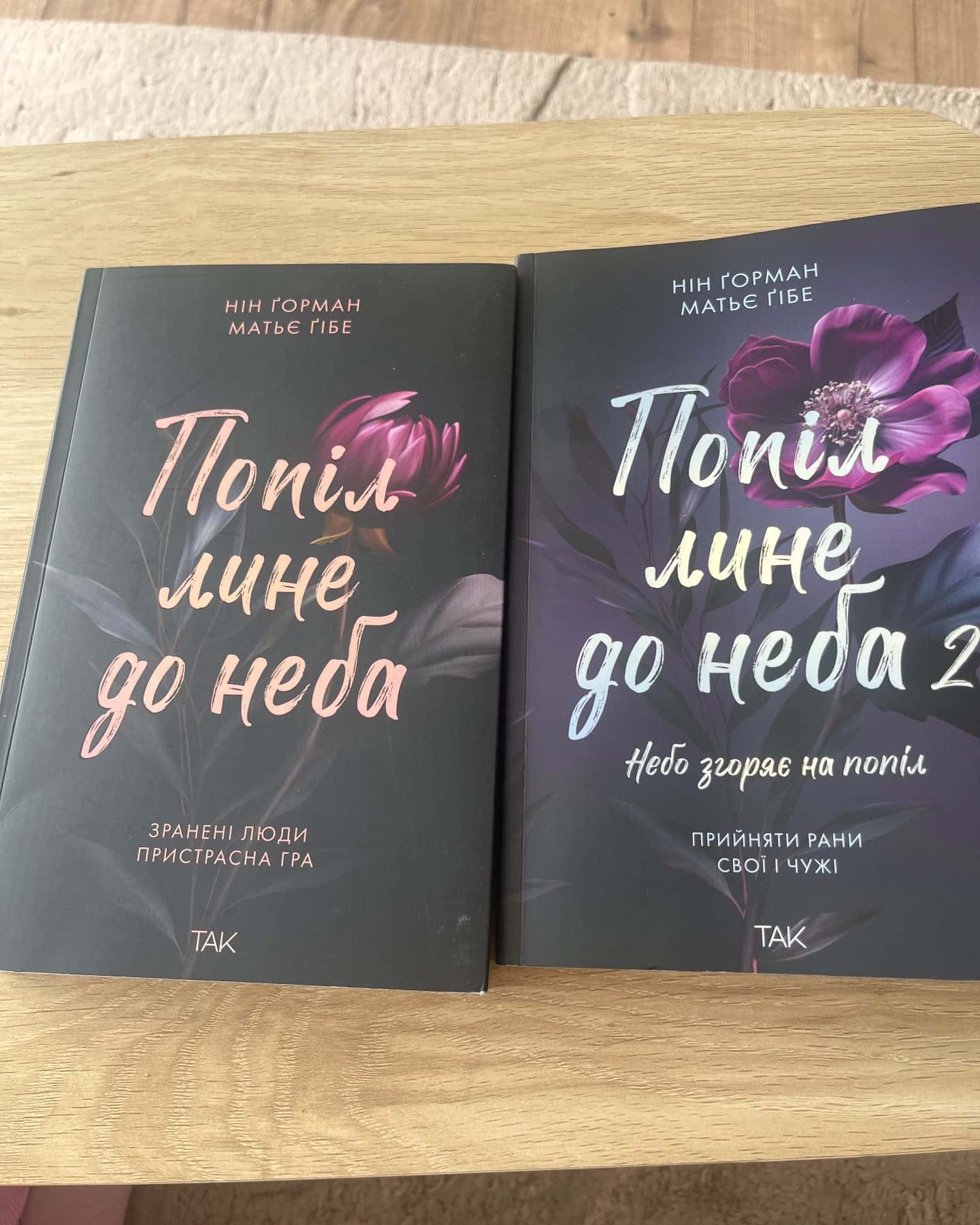 Попіл лине до неба. Том 1, Попіл лине до неба. Том 2 — Матьє Ґібе, Нін Ґорман