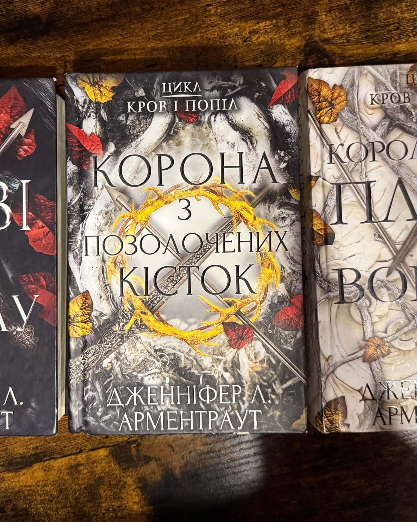 Кров і попіл. Книга 1. Із крові й попелу, Кров і попіл. Книга 3. Корона з позолочених кісток, Кров і попіл. Книга 2. Королівство плоті й вогню — Дженніфер Л. Арментраут
